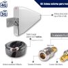 Kit 7m Antena externa para Router 3G 4G (Mejora de señal)